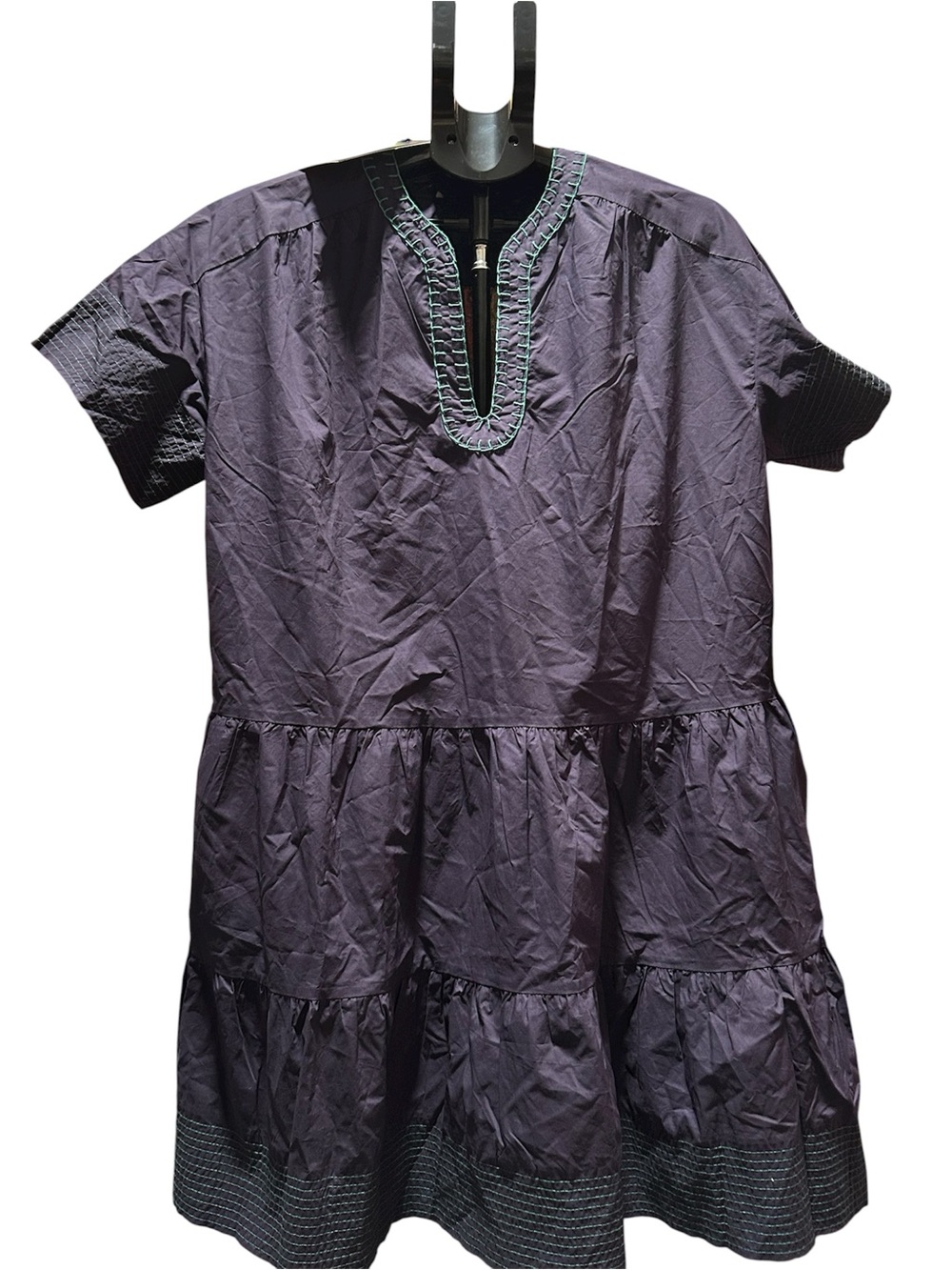 NWT Pomander Place Tuckernuck Embroidered Tiered Dress M